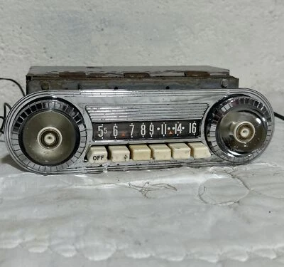 Radio AM cromada Edsel Citation 1958 tablero completo 501478 85SE Ford Foto 1 de 4