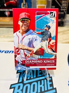 2022 Panini Donruss Juan Soto #20 Red Parallel Diamond Kings #'d /2022 PADRES