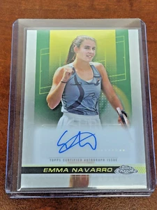 Emma Navarro 2024 Topps Cromo Tenis Automático - Imagen 1 de 2