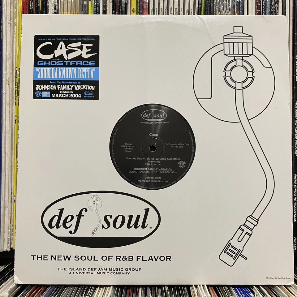 CASE + GHOSTFACE KILLAH - SHOULDA KNOWN BETTA (12") 2004!!  RARE!!  WU-TANG CLAN - Image 1 of 1