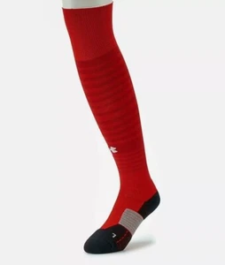 1 PAIR UNDER ARMOUR PERFORMANCE OVER THE CALF MEN'S SOCKS. RED / SZ L - Picture 1 of 1