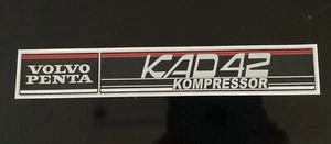 Volvo Penta KAD42 Engine Cover Decal Sticker - Picture 1 of 2