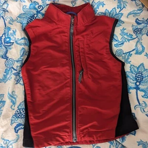 Vintage IBEX Wolle & Wollmischung rot & schwarz Fahrradweste Damen Small - Bild 1 von 6