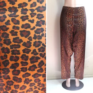 Secret Treasures Hose Damen L Leopard Polyester Satin Pyjama Kordelzug Taille - Bild 1 von 6