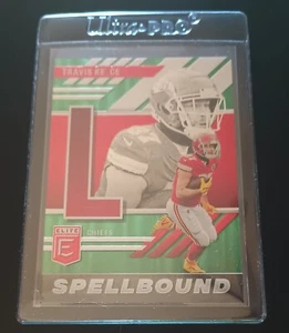 2023 Donruss Elite Travis Kelce SPELLBOUND "L" football card insert - Picture 1 of 2