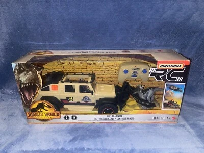*NIB* Matchbox Jurassic World Dominion Jeep Gladiator RC Vehicle, Dracorex &Claw - Image 1 of 3