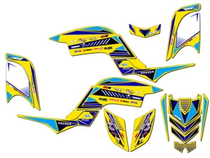All Years RAPTOR 660 SURGE Yellow Senge Graphics Kit Compatible with Yamaha - Bild 1 von 7