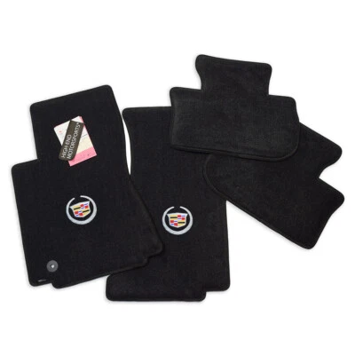 NEW! 2008-2013 Cadillac CTS RWD Sedan & Wagon Ebony Floor Mats 4pc Premium 32oz - Imagem 1 de 3