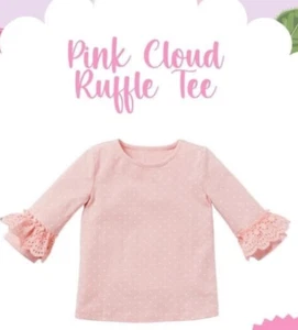 Girls Matilda Jane Enchanted Garden Pink Cloud Polka Dot Tee Size 16 NWOT - Picture 1 of 7