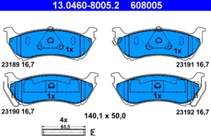 Series Brake Pads 608005 13.0460-8005 Set Pills Brakes - Imagen 1 de 2