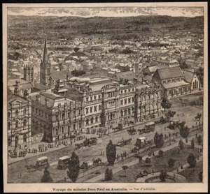 1890 -- AUSTRALIE VUE CAVALIERE D ADELAIDE 3N727 - Bild 1 von 1