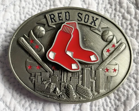 BOSTON RED SOX COMMEMORATIVE EDITION BELT BUCKLE SISKIYOU 2009 BASEBALL SBB115 Cover
