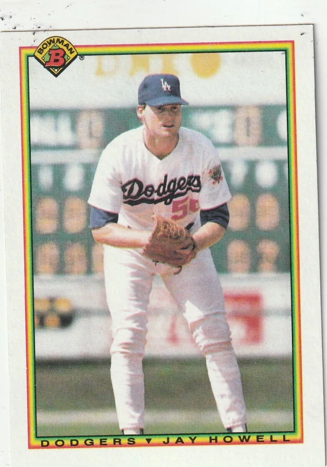 FREE SHIPPING-MINT-1990 Bowman Jay Howell #83  DODGERS PLUS BONUS CARDS - Image 1 of 1