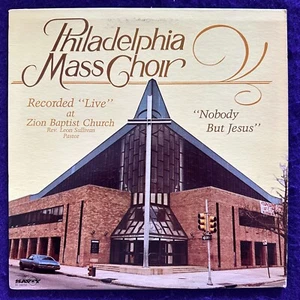 PHILADELPHIA MASS CHOIR Nobody But Jesus Nobody LP SAVOY Gospel Funk NM/NM - Picture 1 of 6