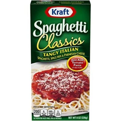	Spaghetti Classics Tangy Italian Mix with Parmesan 8 oz Size 6 Pack	 Foto 1 de 4