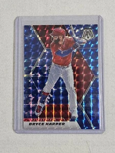 2021 Panini Mosaik blau tarnfarben #75 BRYCE HARPER Philadelphia Phillies - Bild 1 von 2