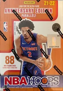 2021-22 Panini NBA Hoops Blaster Box - Brand New Factory Sealed - Picture 1 of 1