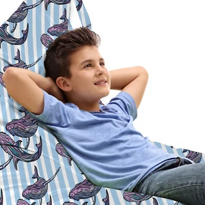 Wal Spielzeugtasche Sitzsack Riesen Marine Mammals - Bild 1 von 5