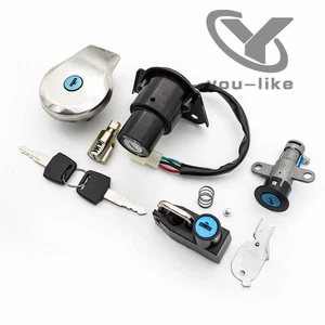 Ignition Switch Gas Cap Helmet Seat Lock Keys Set For Yamaha VIRAGO XV125 XV250 - Bild 1 von 9