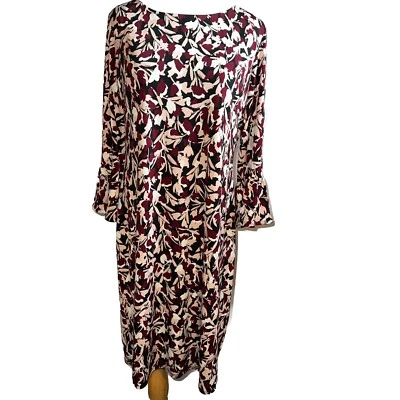 Vestido Camisa Suéter Tejido Liz Claiborne Años 90 De Colección Talla Grande Funda Midi Foto 1 de 4