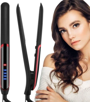 2in1 Infrarot Lockenstab & Haarglätter Lockenwickler Keramik Straightener Neu - Bild 1 von 4