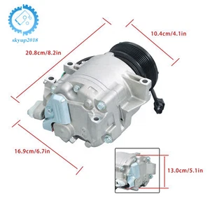 Compresor y embrague 1,8 L aire acondicionado Honda Civic 2006 2007 2008 2009 2010 2011 1,8 L - Imagen 1 de 15