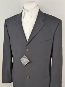 J. Ferrar Wolle Sport Mantel Blazer Herren 44R schwarz strukturiert klassische Jacke NEU - Bild 1 von 18