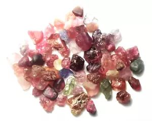 25cts MIXED NATURAL SMALL TO TINY FANCY COLOR SAPPHIRE - SPINEL TANZANIA - Picture 1 of 1
