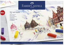 Faber-Castell Creative Studio Soft Pastels Box 72, Multicolor