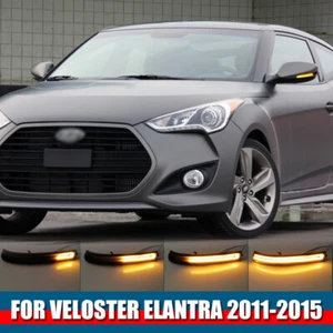 Sequential LED Mirror Turn Signal Light For Hyundai Veloster Elantra 2011-2015 - Picture 1 of 10