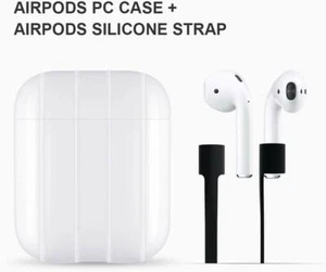 Darangs AirPods Protective Case Hard PC Cover Case Apple AirPods Earphone Straps - Picture 1 of 10