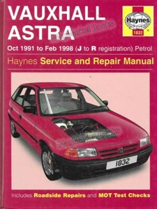 HAYNES WORKSHOP MANUAL · VAUXHALL ASTRA  · 1991-1998 · MOTOR CARS · 2003 - Picture 1 of 1