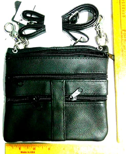 leather belt loop clip purse lady rider bag biker chick motorcycle accessory new - Picture 1 of 2