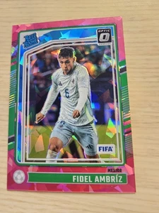 2024-25 Panini Donruss Fidel Ambriz  RC Pink ICE PRIZM #d 24/25 Mexico  - Picture 1 of 2