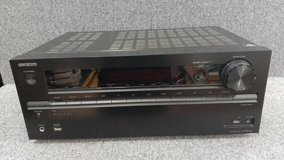 JUNK Onkyo TX-NR636 7.2ch AV Receiver 4K Wi-Fi Bluetooth Dolby Atmos Amplifier - Image 1 of 4