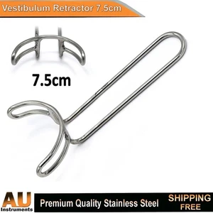 Dental Labial Vestibulum Lip Cheek Retractor 7.5cm Surgical Mouth Opener Tools - Bild 1 von 4