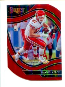2020 Panini Select Red Prizm Die-Cut #325 Field Level - Travis Kelce 🏈 - Bild 1 von 3