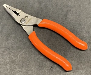 NEW! Snap-on ORANGE LN44BCF Talon Grip Needle Nose Slip-joint Pliers - Bild 1 von 8