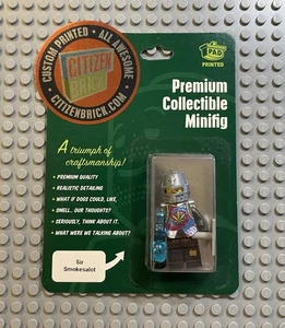 Citizen Brick Sir Smokesalot Custom Printed Lego Collectible Minifigure Rare - Picture 1 of 2