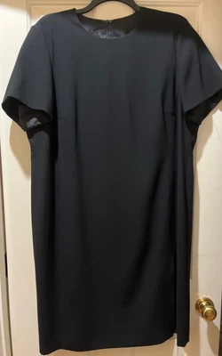 Vestido negro pequeño talla grande vintage (años 90) - talla 20W - grandes almacenes clásicos Foto 1 de 4