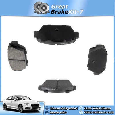 Rear Ceramic Brake Pads Kit for 1988 1989 1990 Dodge Colt 1.6L - Image 1 of 4