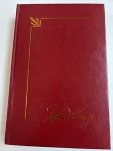 Stephen King Library Salem’s Lot Red Leather Hardcover Edition Very Good RARE - Picture 1 of 9