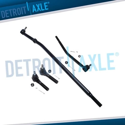 Extremos de barra de amarre exterior delanteros eslabones centrales 4 piezas para Ford E-150 Econoline Club Wagon Foto 1 de 4