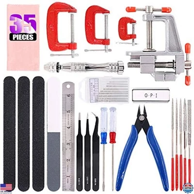 Swpeet 35-Piece Tool Set for Gundam Model Builders - Essential Kit & Storage Box - Image 1 of 4