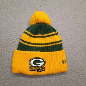 Green Bay Packers New Era Strickmütze Beanie Mütze On Field Sideline Fleece Cap USA - Bild 1 von 5
