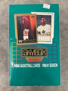 1990 Skybox Series 2 Basketball Wax Box Factory Sealed MINT NO RESERVE! JORDAN! - Picture 1 of 7