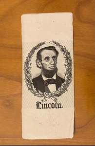 Cinta de la Feria Sanitaria Lincoln 1864 (evento de recaudación de fondos de soldados de la Guerra Civil) - Imagen 1 de 2