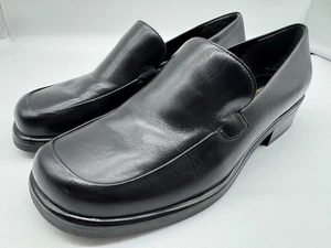 Naturalizer schwarze Leder-Halbschuhe Blockabsatz Damengröße 7 1/2W bequem - Bild 1 von 14