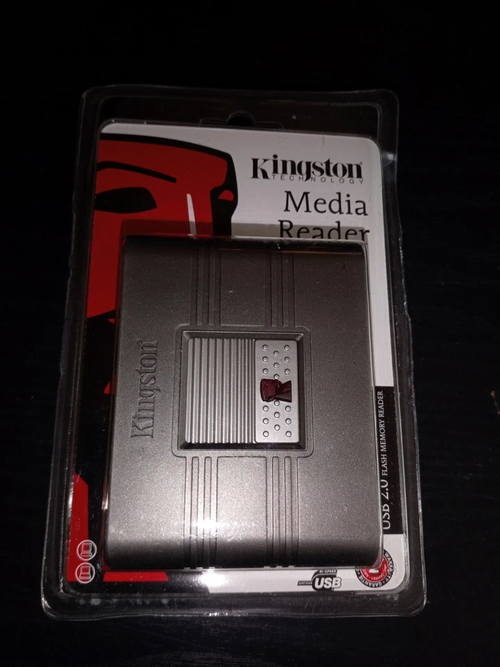 SEALED Kingston Technology FCR-HS219/1 USB2.0 Flash Memory Card Media Reader - Image 1 of 4