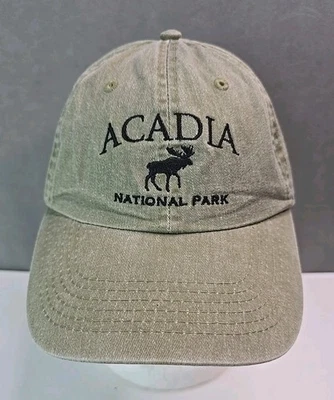 Acadia National Park Moose sombrero Mount Desert Island Maine correa gorra trasera Foto 1 de 4